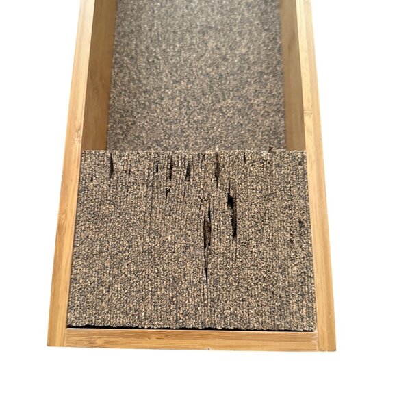 Bamboo Knife Block With Non-Slip Base - Picture 2 of 6